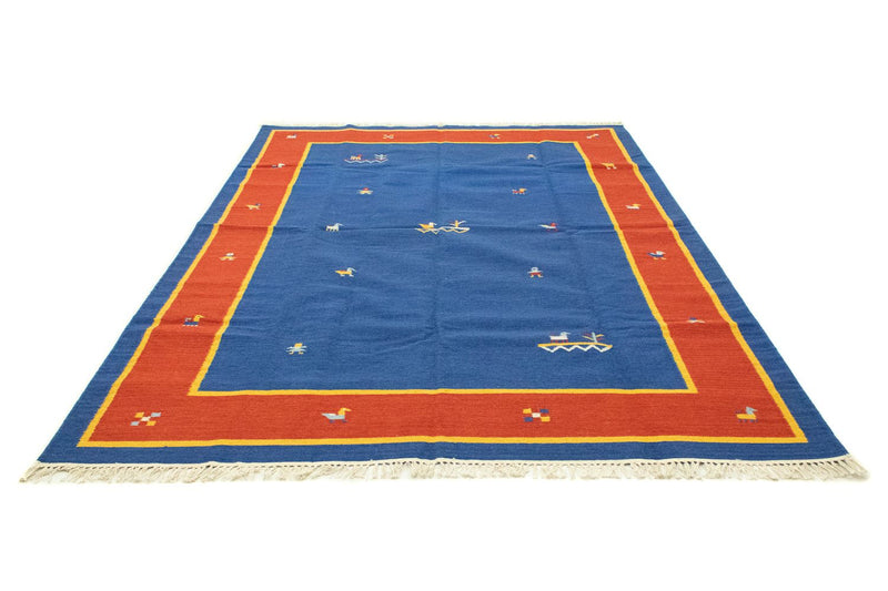 Tappeto Kelim - Tendenza - 300 x 200 cm - blu