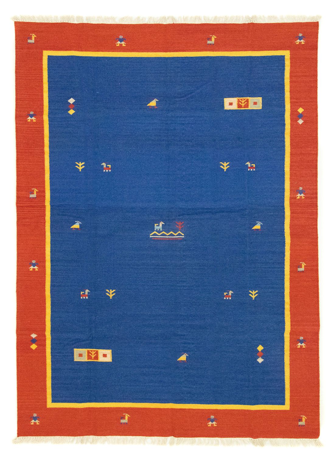 Tappeto Kelim - Tendenza - 300 x 200 cm - blu