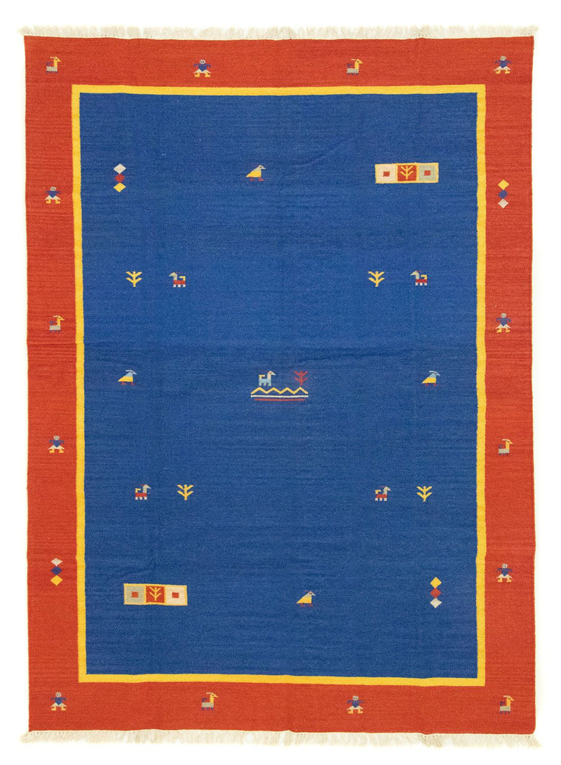 Tappeto Kelim - Tendenza - 300 x 200 cm - blu