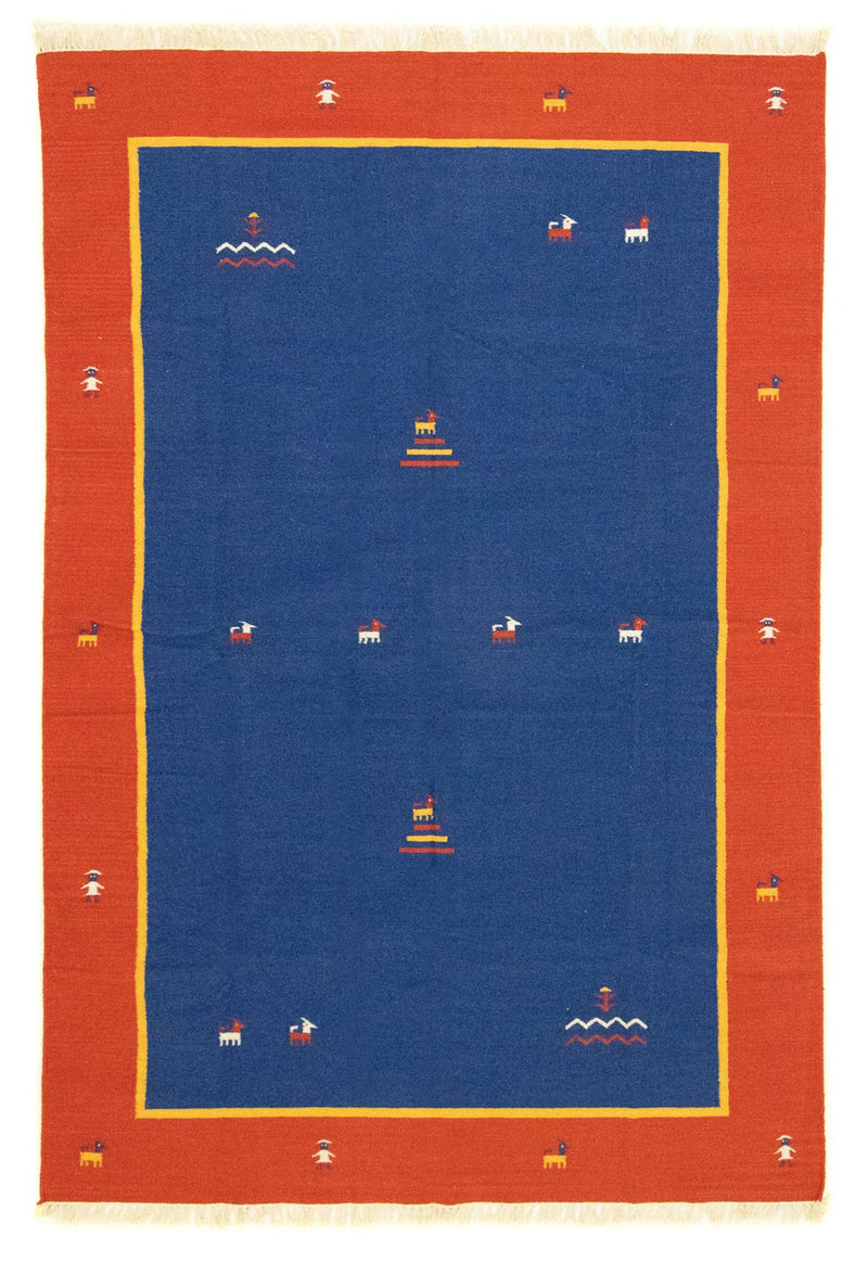 Tappeto Kelim - Tendenza - 300 x 200 cm - blu