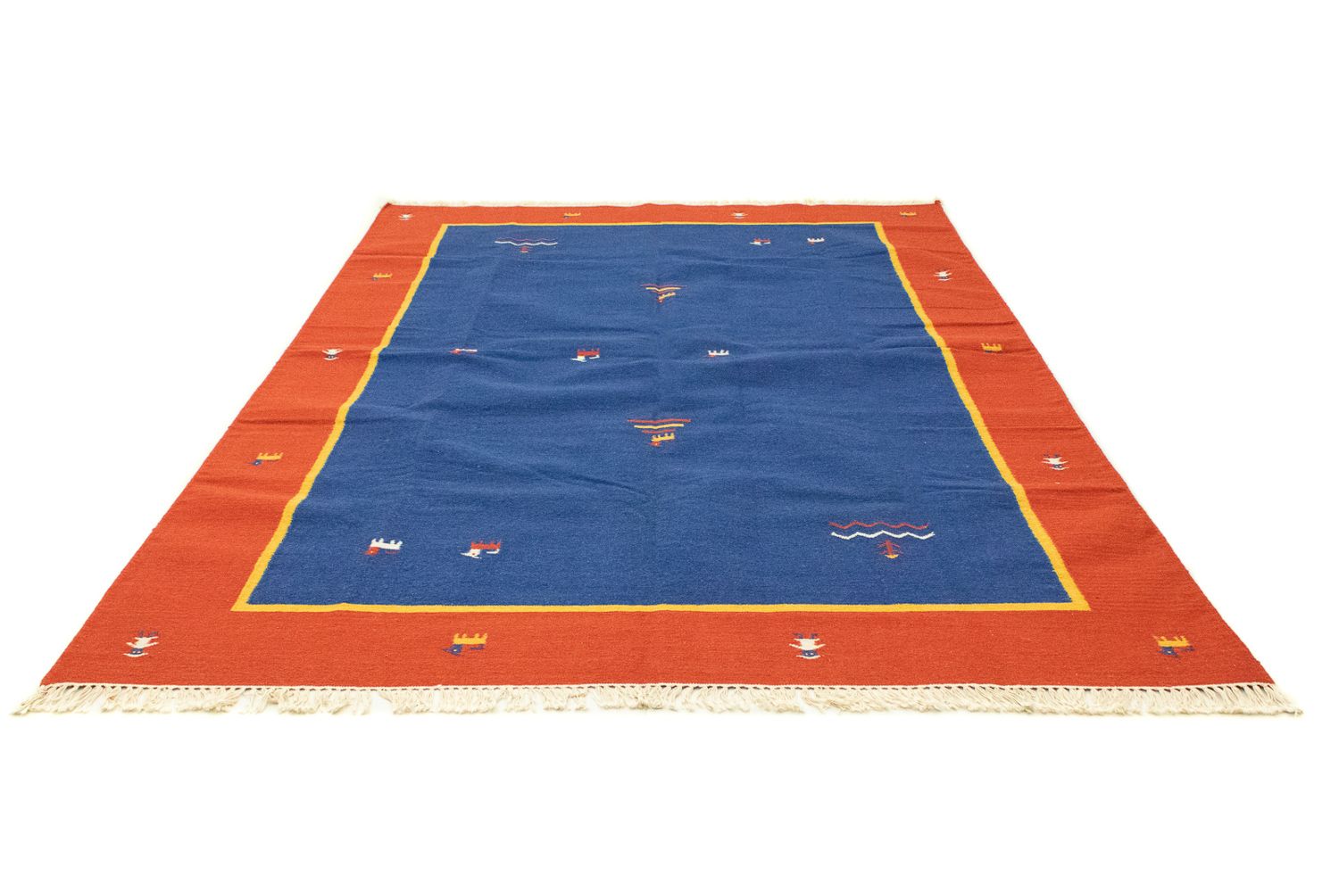 Tappeto Kelim - Tendenza - 300 x 200 cm - blu