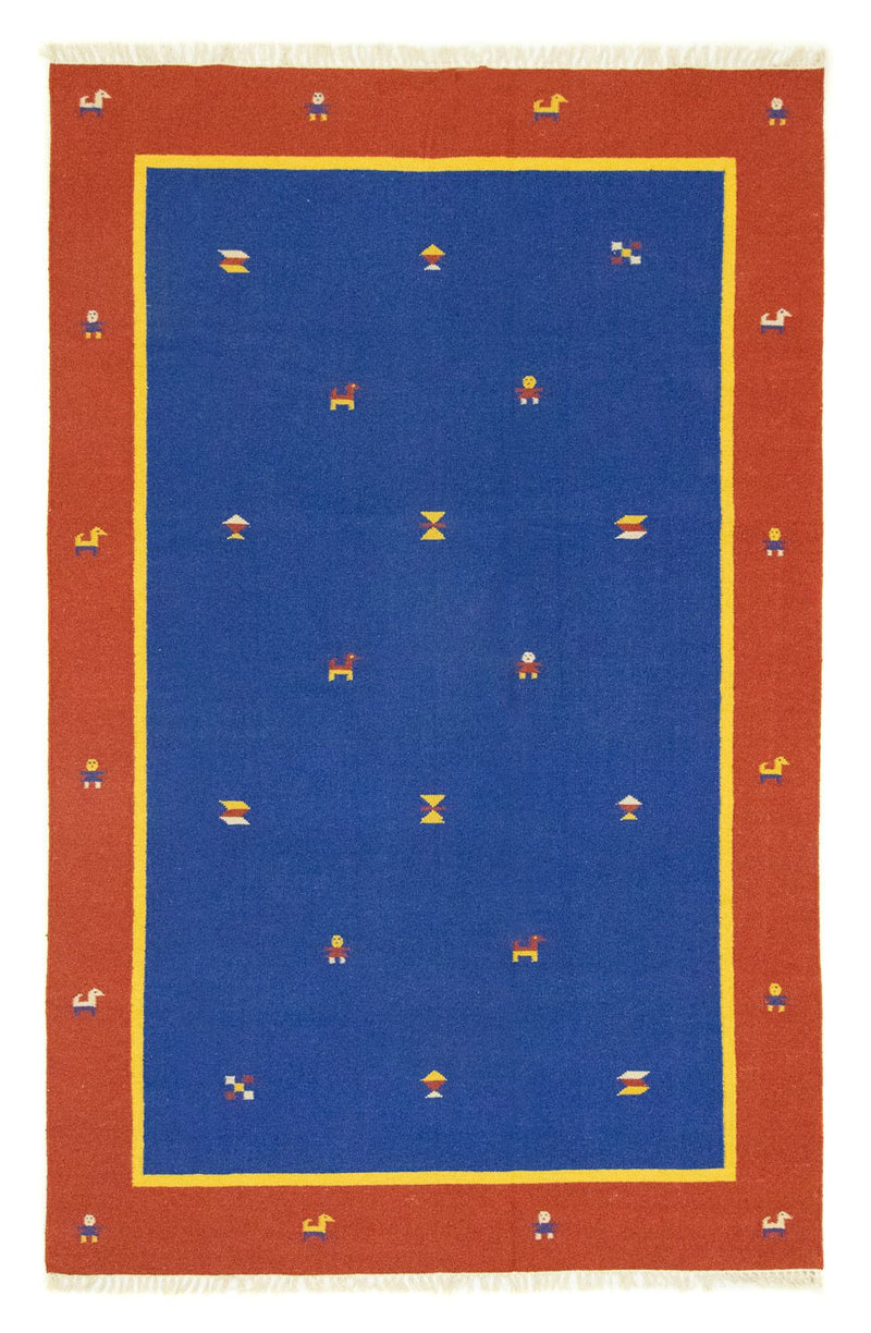 Tappeto Kelim - Tendenza - 300 x 200 cm - blu