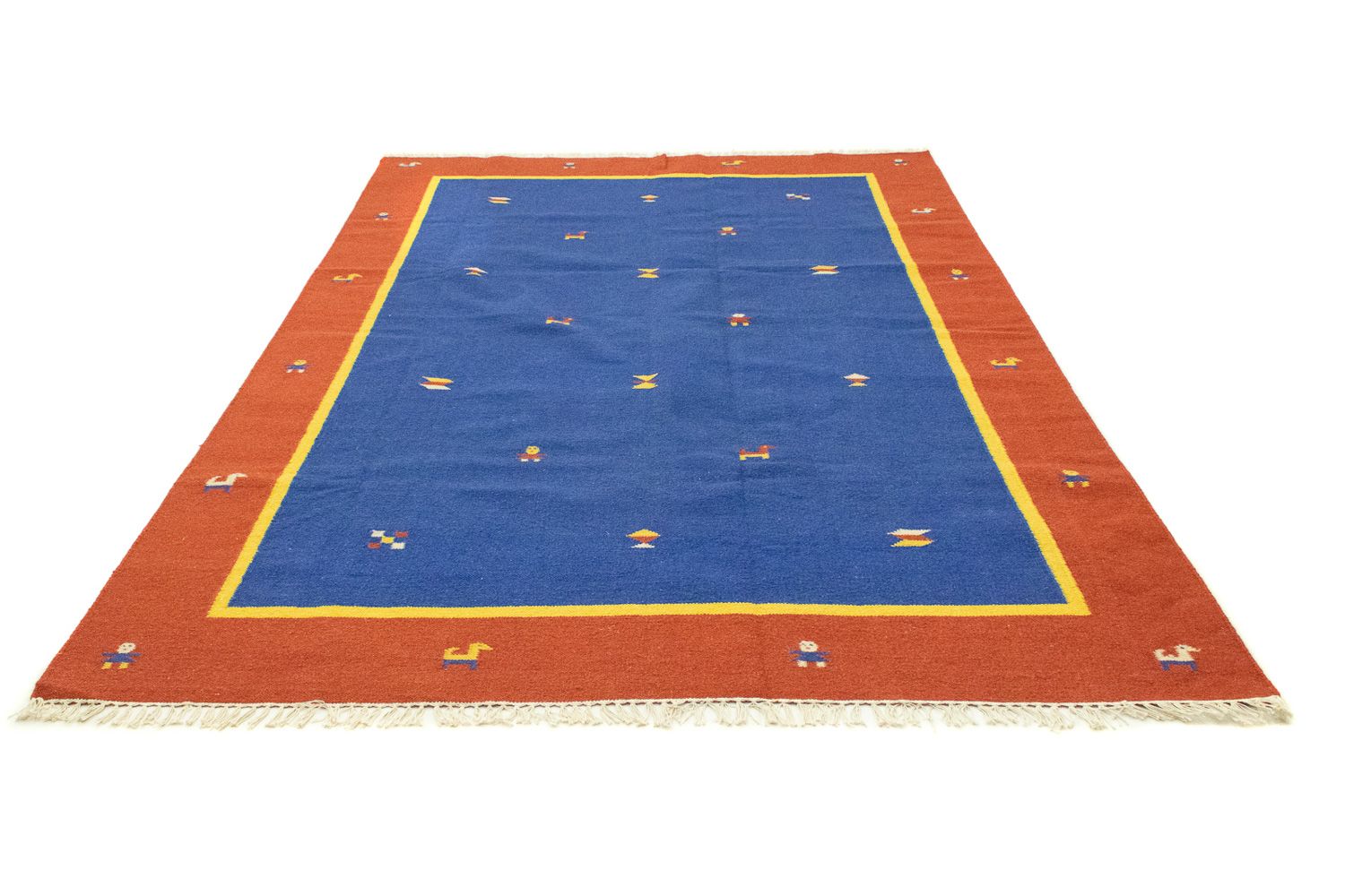 Tappeto Kelim - Tendenza - 300 x 200 cm - blu
