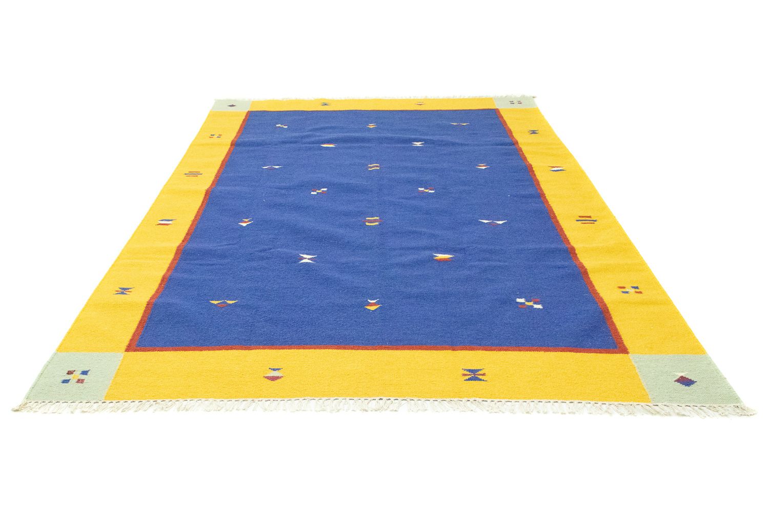 Tappeto Kelim - Tendenza - 300 x 200 cm - blu