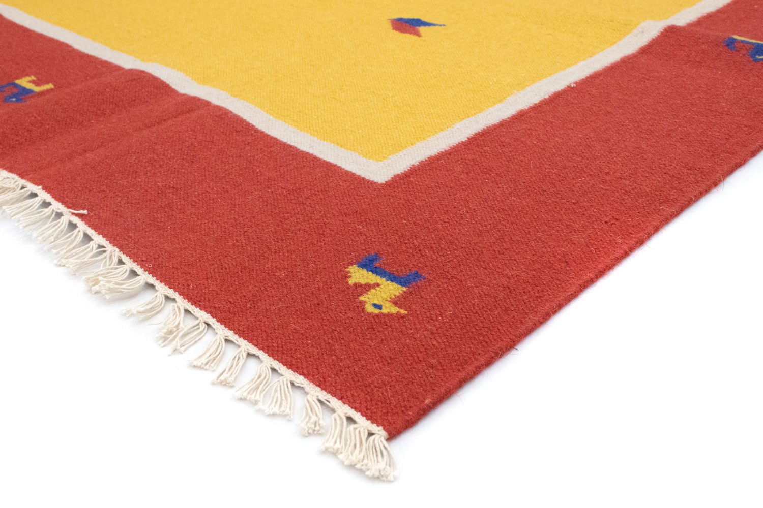 Tappeto Kelim - Tendenza - 300 x 200 cm - giallo