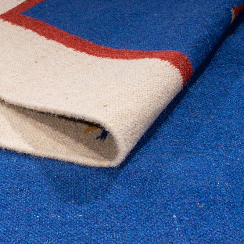 Tappeto Kelim - Tendenza - 240 x 170 cm - blu scuro