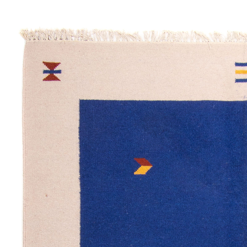 Tappeto Kelim - Tendenza - 240 x 170 cm - blu scuro
