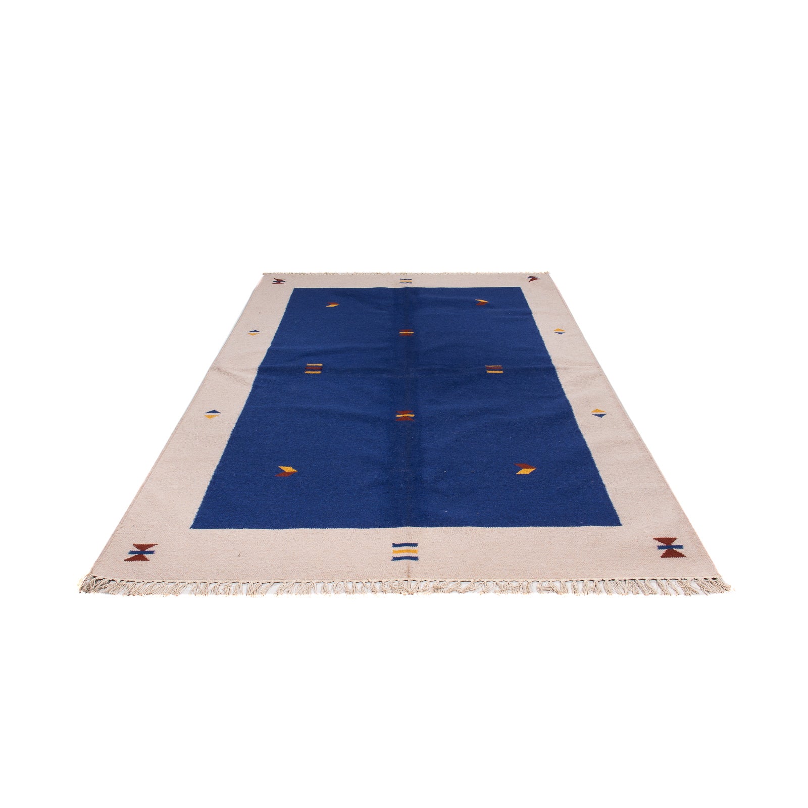 Tappeto Kelim - Tendenza - 240 x 170 cm - blu scuro