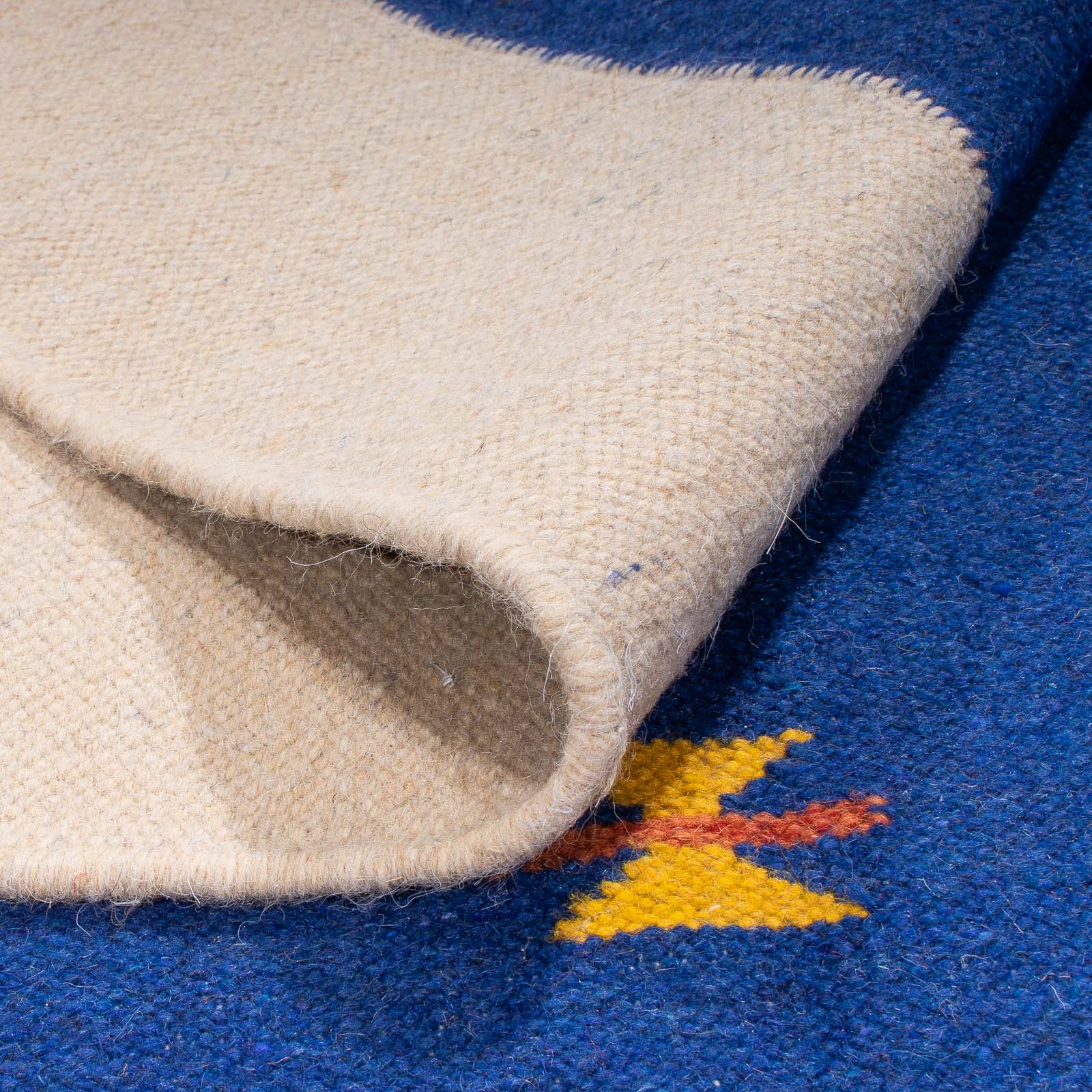 Tappeto Kelim - Tendenza - 240 x 170 cm - blu scuro
