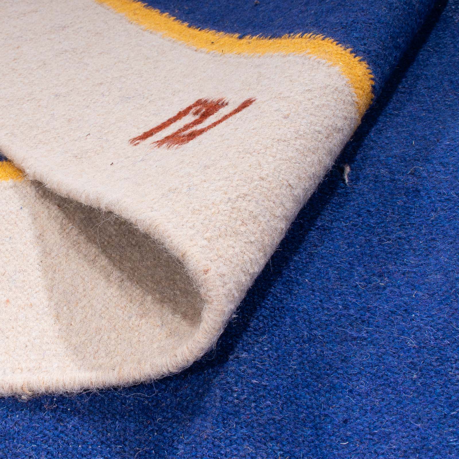 Tappeto Kelim - Tendenza - 240 x 170 cm - blu scuro