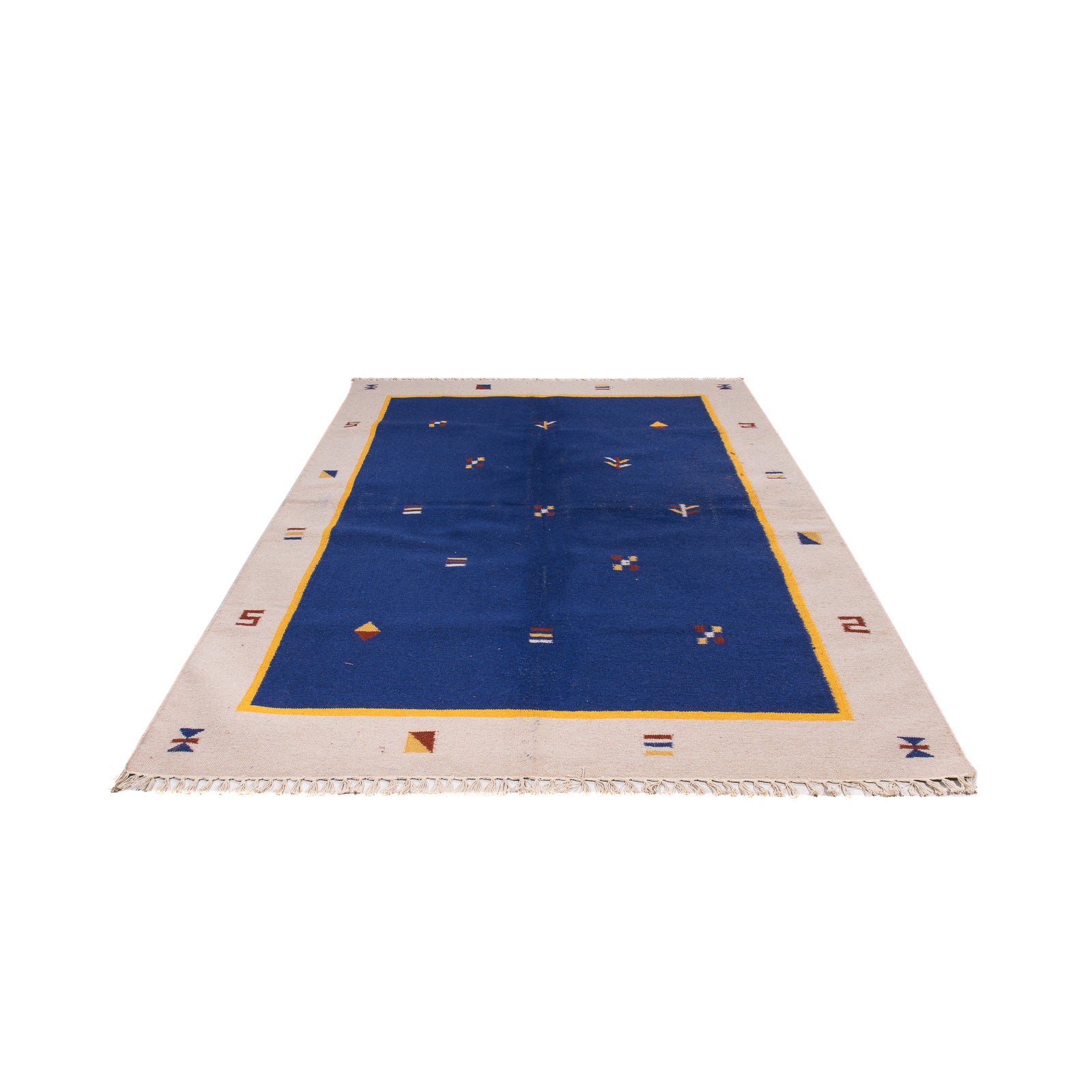 Tappeto Kelim - Tendenza - 240 x 170 cm - blu scuro