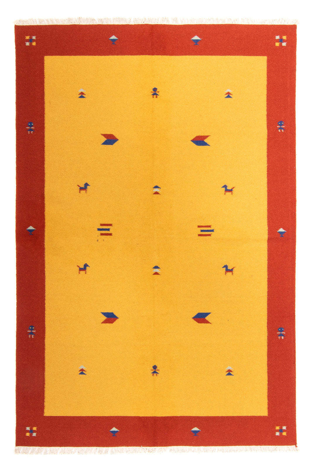 Tappeto Kelim - Tendenza - 240 x 170 cm - oro