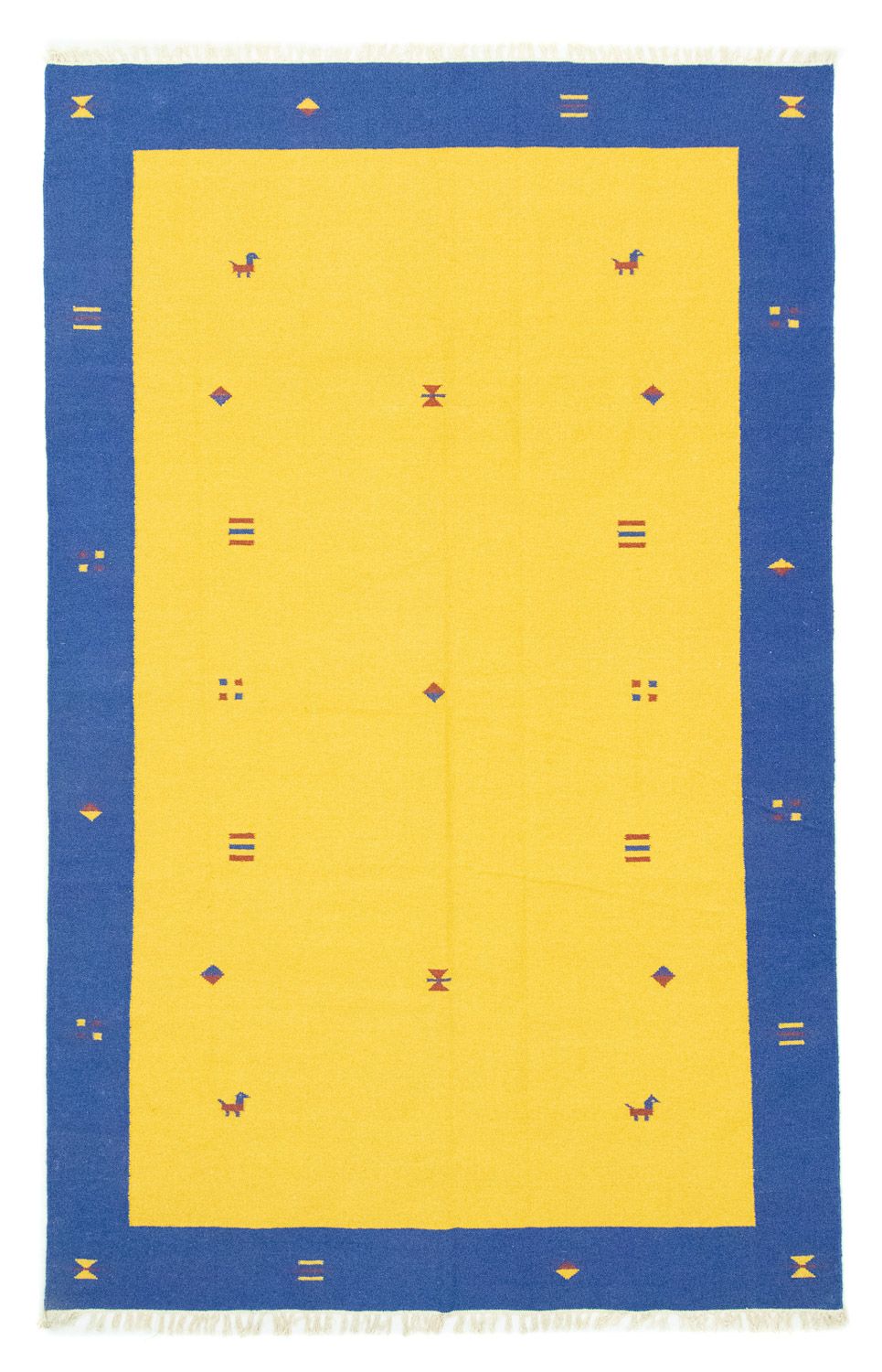 Tappeto Kelim - Tendenza - 300 x 200 cm - giallo