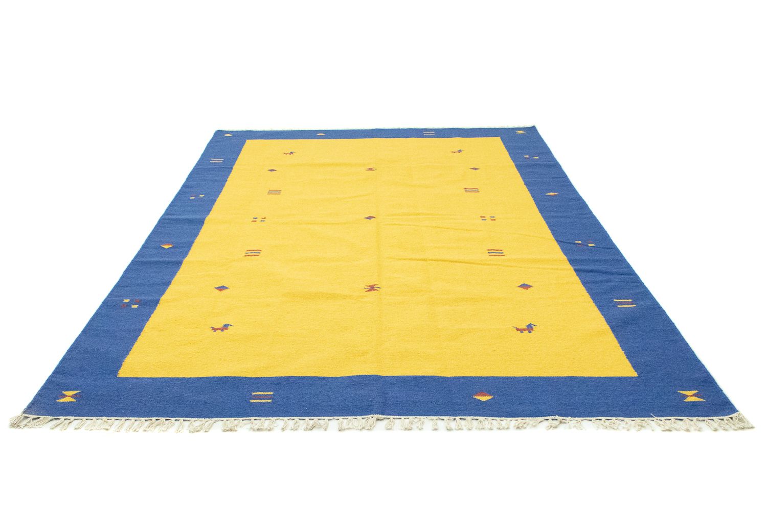 Tappeto Kelim - Tendenza - 300 x 200 cm - giallo
