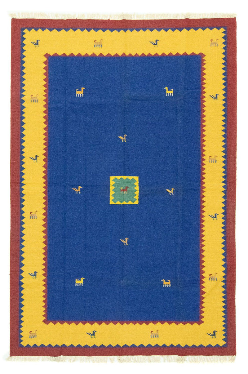 Tappeto Kelim - Tendenza - 300 x 200 cm - blu