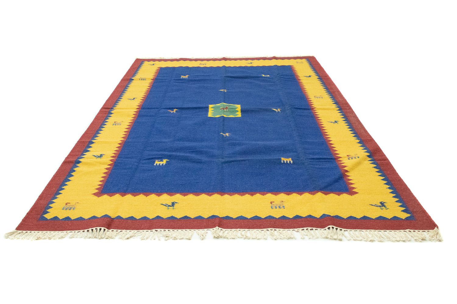 Tappeto Kelim - Tendenza - 300 x 200 cm - blu
