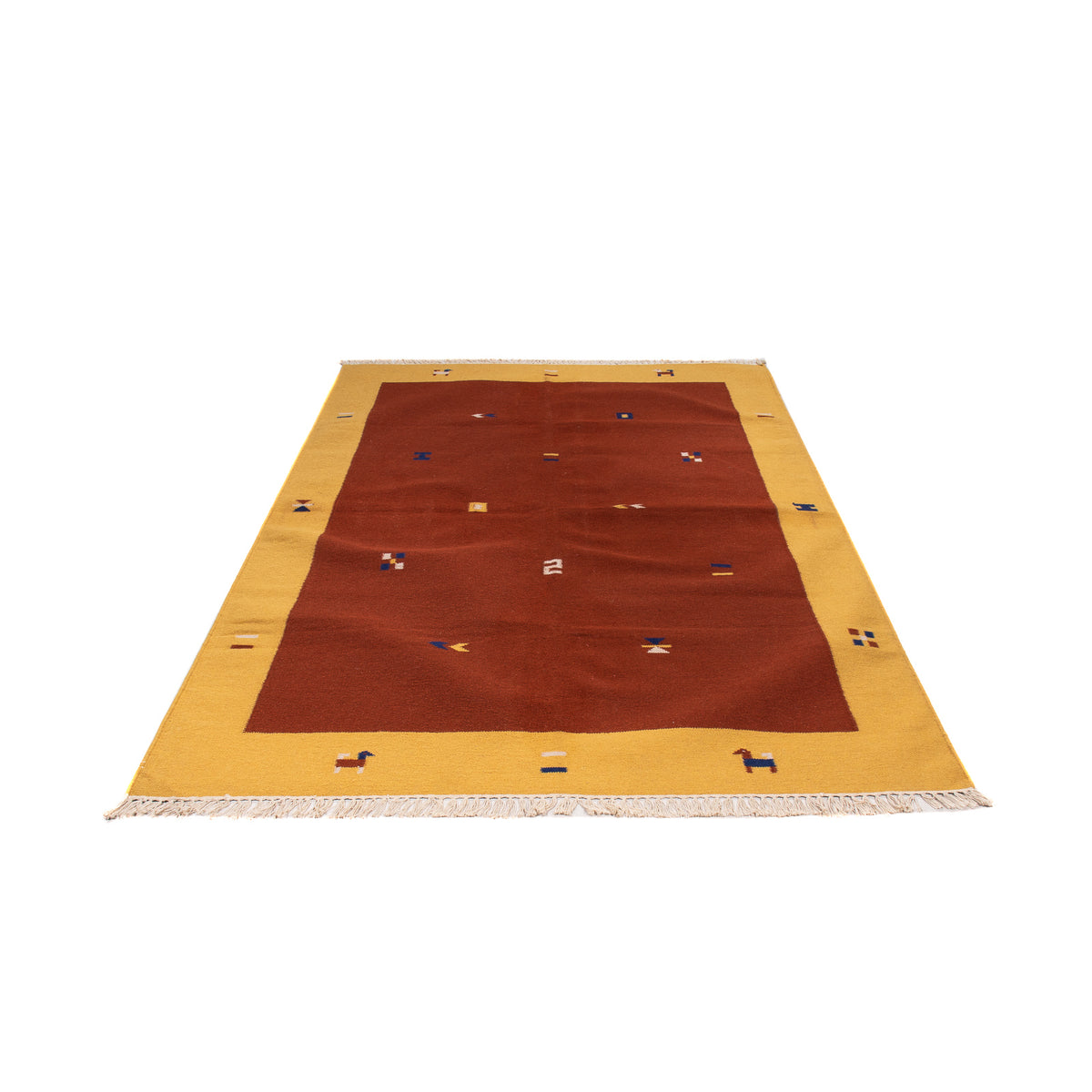 Tappeto Kelim - Tendenza - 240 x 170 cm - rosso scuro