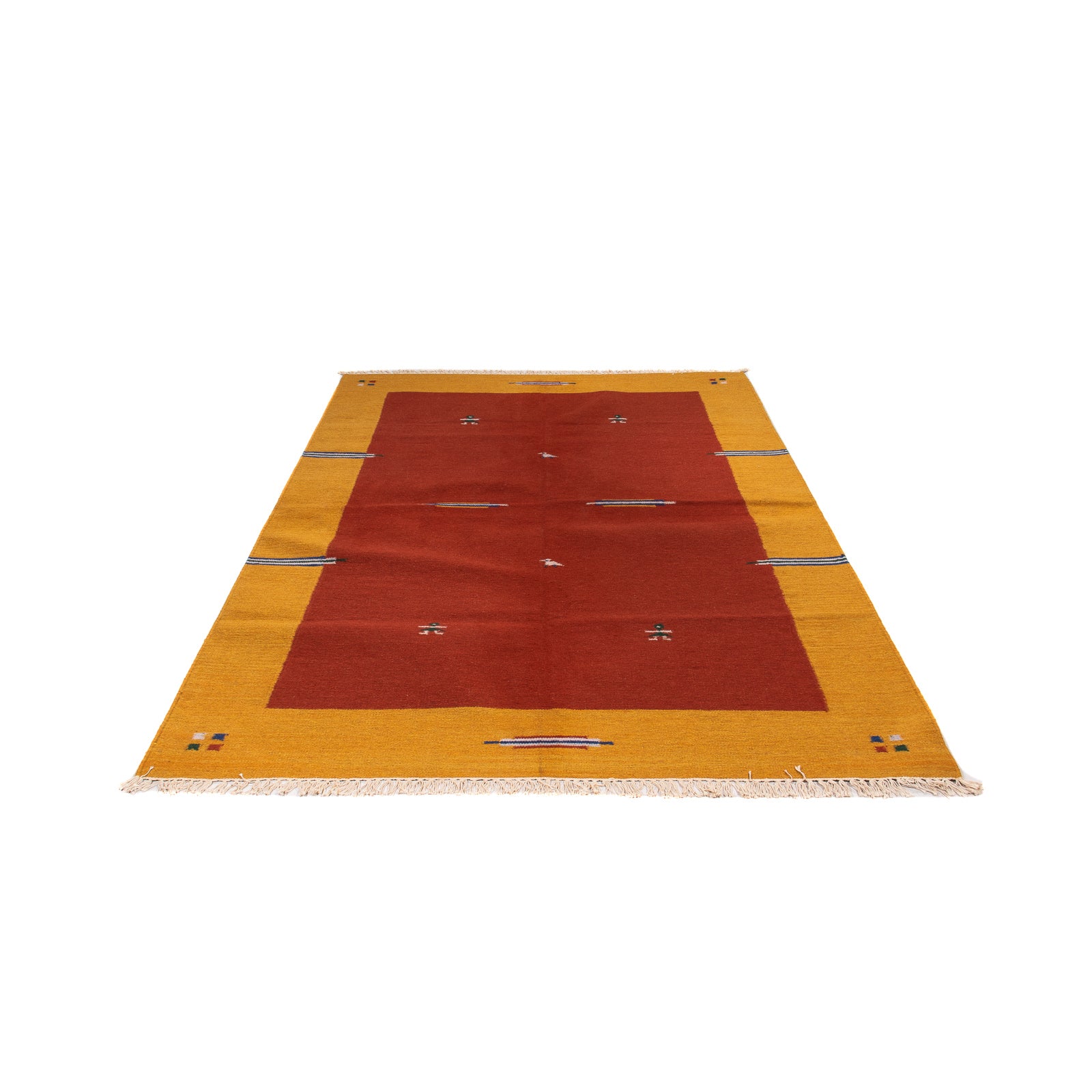 Tappeto Kelim - Tendenza - 240 x 170 cm - rosso scuro