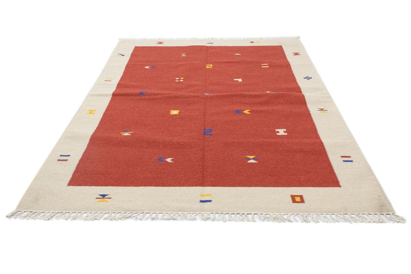 Tappeto Kelim - Tendenza - 240 x 170 cm - ruggine