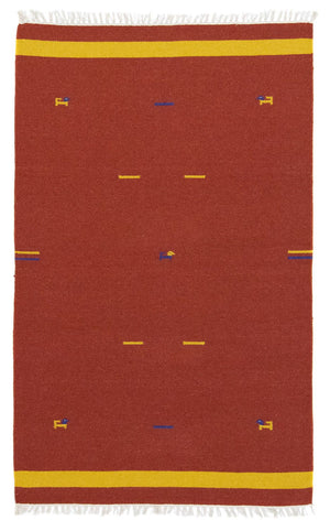 Tappeto Kelim - Tendenza - 180 x 120 cm - ruggine