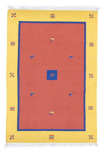 Kilim moderno Tappeto 140x200cm - Tappeto di lana