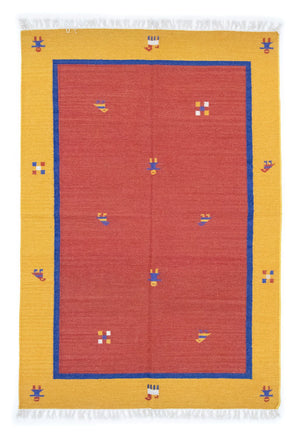 Tappeto Kelim - Tendenza - 200 x 140 cm - rosso