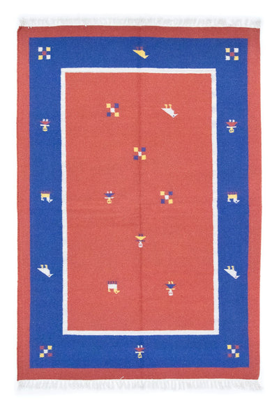 Kilim moderno Tappeto 140x200cm - Tappeto di lana