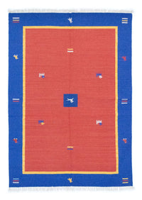 Tappeto Kelim - Tendenza - 200 x 140 cm - arancione