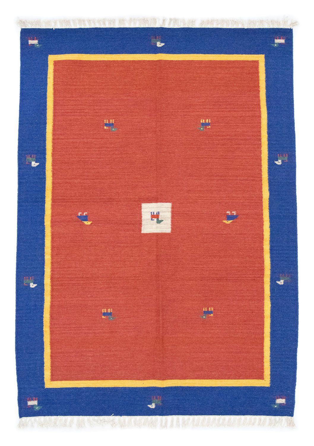 Tappeto Kelim - Tendenza - 200 x 140 cm - arancione