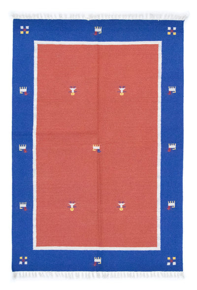 Kilim moderno Tappeto 140x200cm - Tappeto di lana
