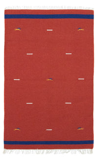 Tappeto Kelim - Tendenza - 180 x 120 cm - rosso