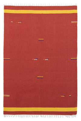 Tappeto Kelim - Tendenza - 200 x 140 cm - rosso