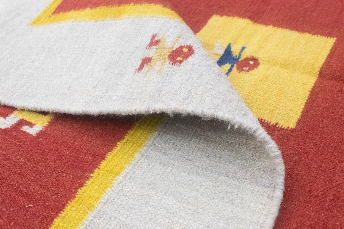 Tappeto Kelim - Tendenza - 200 x 140 cm - rosso