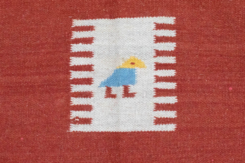 Tappeto Kelim - Tendenza - 200 x 140 cm - rosso