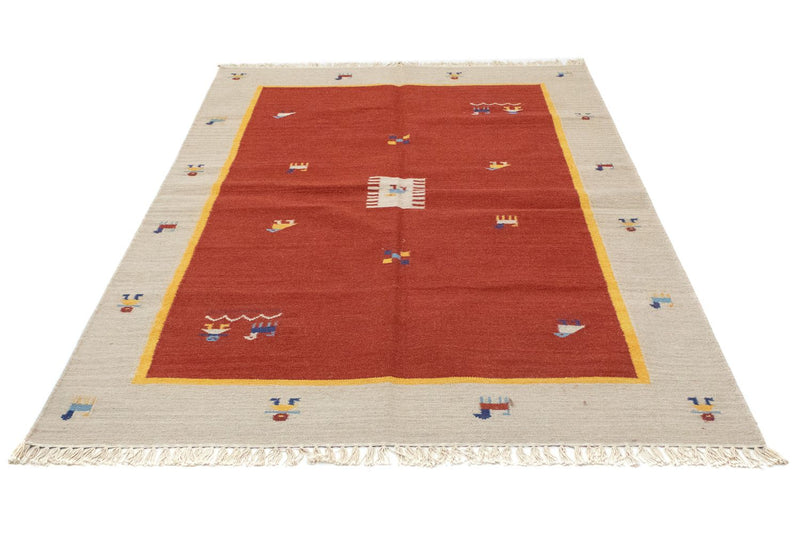 Tappeto Kelim - Tendenza - 200 x 140 cm - rosso