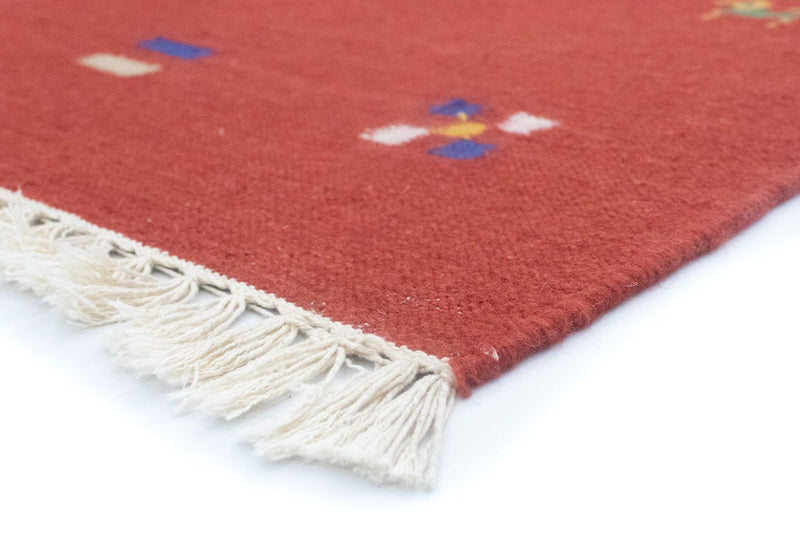 Tappeto Kelim - Tendenza - 200 x 140 cm - rosso