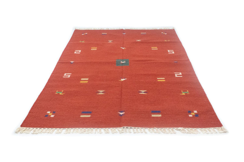 Tappeto Kelim - Tendenza - 200 x 140 cm - rosso