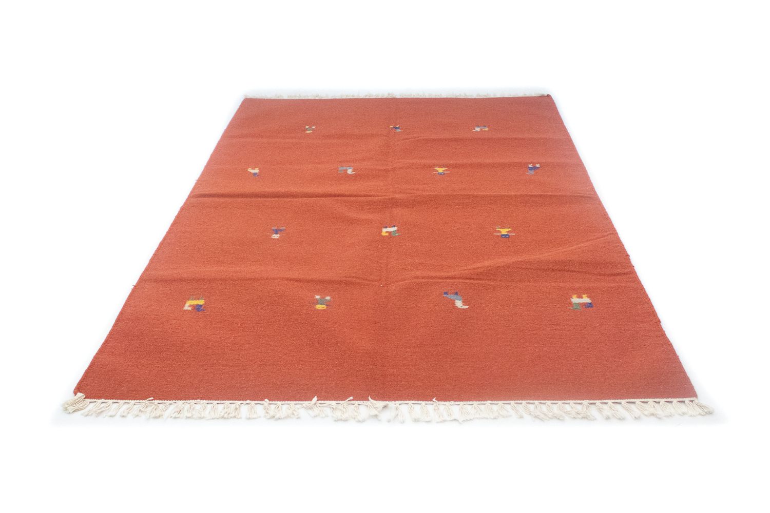 Tappeto Kelim - Tendenza - 200 x 140 cm - arancione