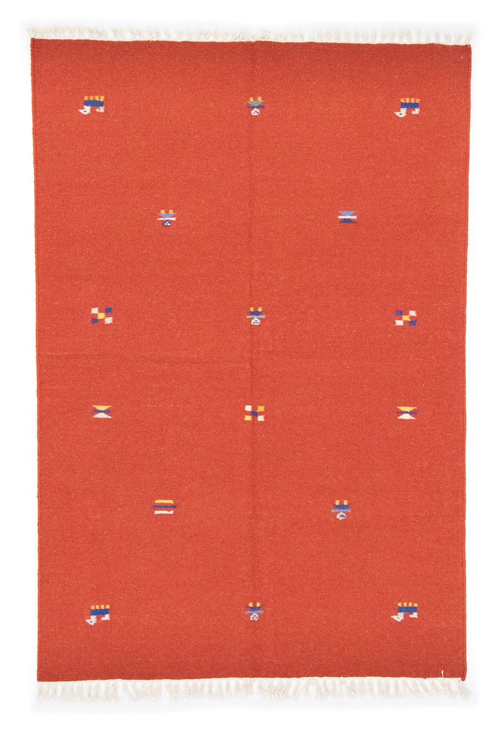 Tappeto Kelim - Tendenza - 200 x 140 cm - arancione