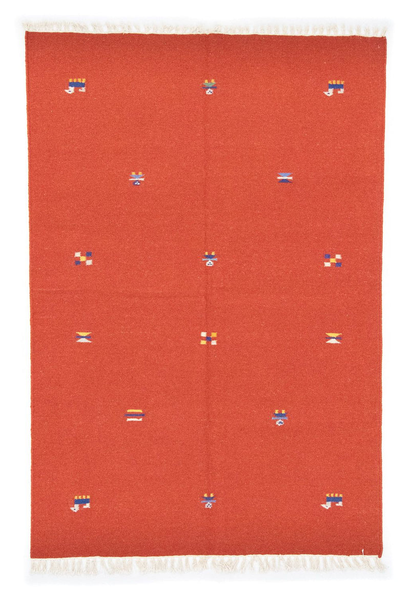 Tappeto Kelim - Tendenza - 200 x 140 cm - arancione