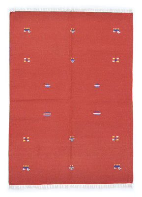 Tappeto Kelim - Tendenza - 200 x 140 cm - rosso