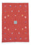 Tappeto Kelim - Tendenza - 200 x 140 cm - rosso