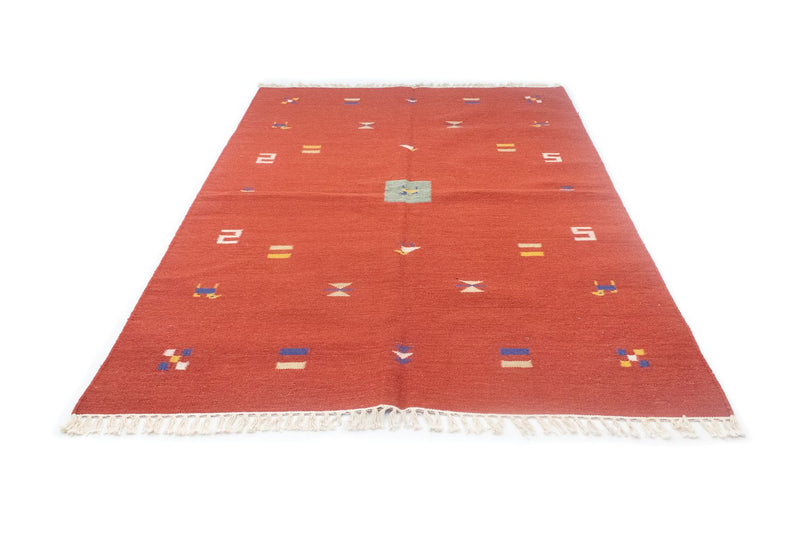 Tappeto Kelim - Tendenza - 200 x 140 cm - rosso