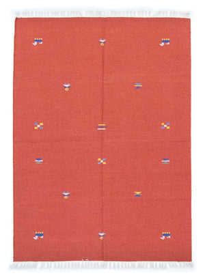Tappeto Kelim - Tendenza - 200 x 140 cm - arancione