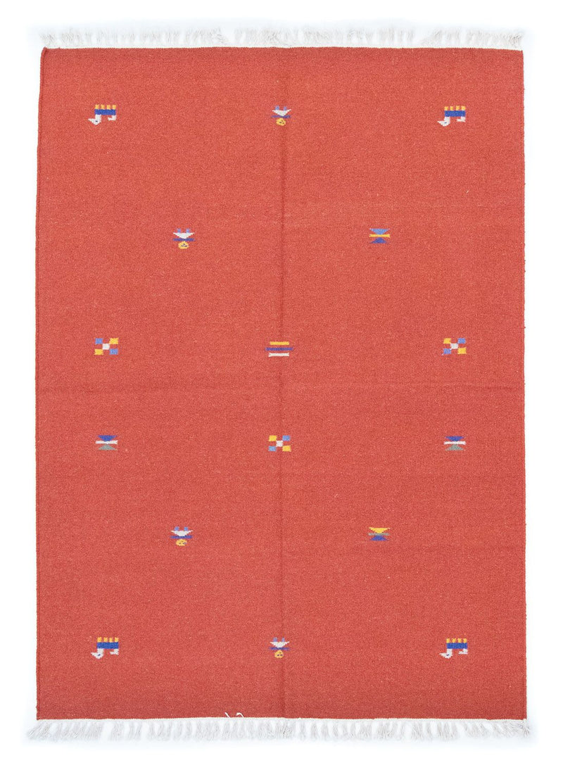 Tappeto Kelim - Tendenza - 200 x 140 cm - arancione