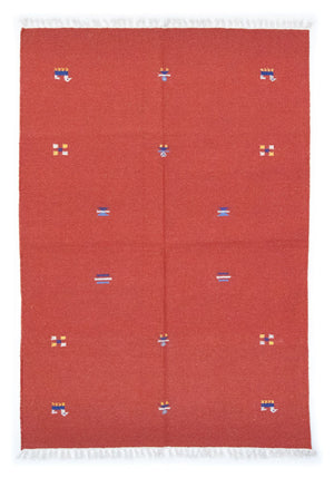 Tappeto Kelim - Tendenza - 200 x 140 cm - rosso