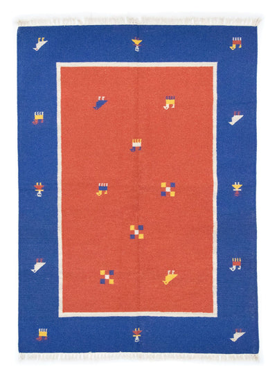 Kilim moderno Tappeto 140x200cm - Tappeto di lana