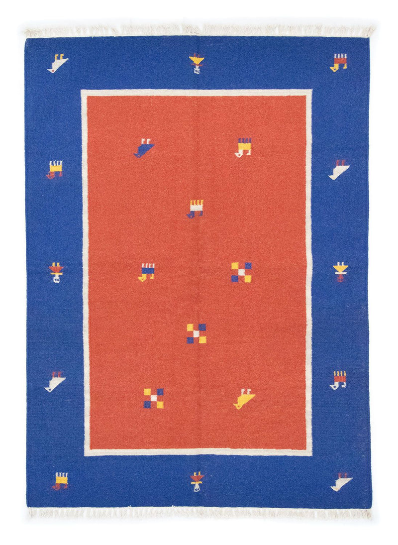 Tappeto Kelim - Tendenza - 200 x 140 cm - arancione