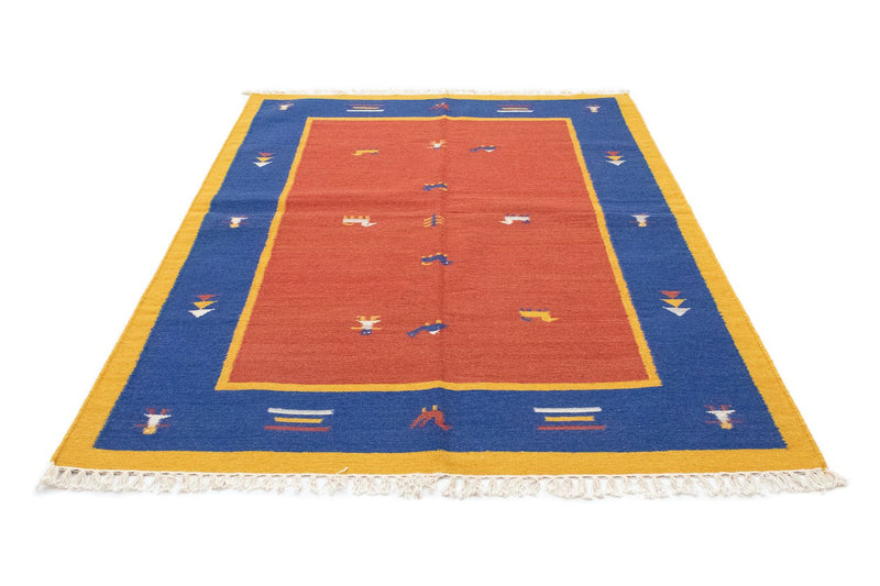 Tappeto Kelim - Tendenza - 200 x 140 cm - arancione