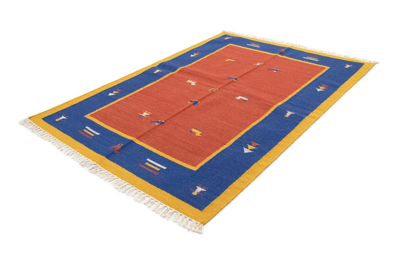Tappeto Kelim - Tendenza - 200 x 140 cm - arancione